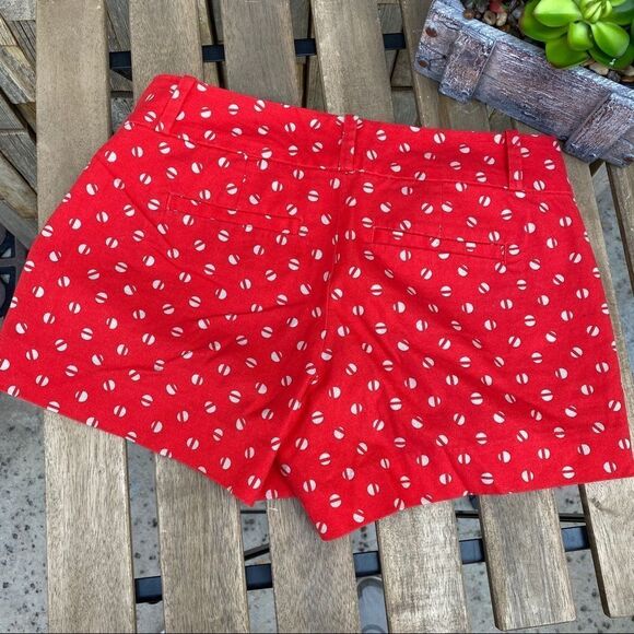 Banana Republic shorts size 0 coral tan button - Picture 5 of 6